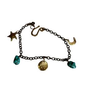 Emilie Shapiro for Johnny Was Turquoise Celestial Charm Bracelet